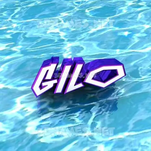 gilo in Water style - 3D name wallpaper gilo in Water style - 3D name wallpaper