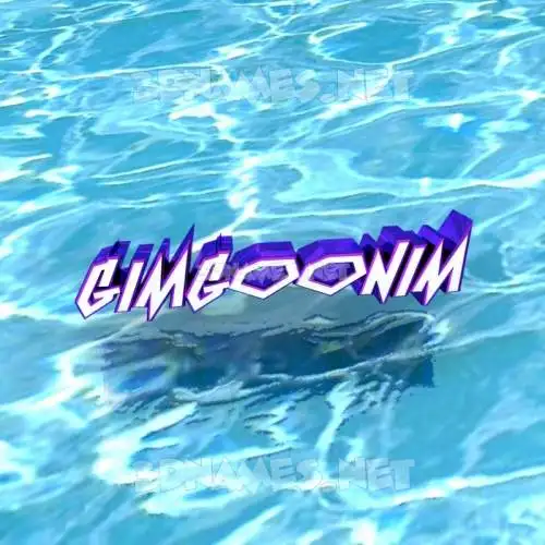 gimgoonim in Water style - 3D name wallpaper gimgoonim in Water style - 3D name wallpaper