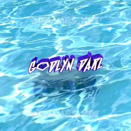 godlyn darl in Water style - 3D name wallpaper godlyn darl in Water style - 3D name wallpaper