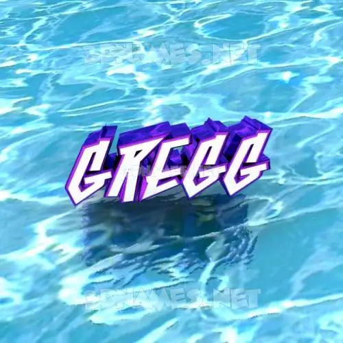 gregg in Water style - 3D name wallpaper gregg in Water style - 3D name wallpaper