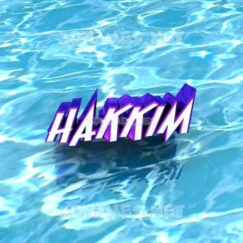hakkim in Water style - 3D name wallpaper hakkim in Water style - 3D name wallpaper