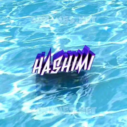 hashimi in Water style - 3D name wallpaper hashimi in Water style - 3D name wallpaper
