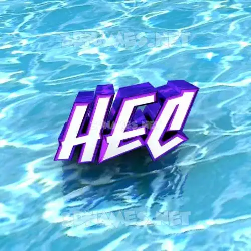 hec in Water style - 3D name wallpaper hec in Water style - 3D name wallpaper