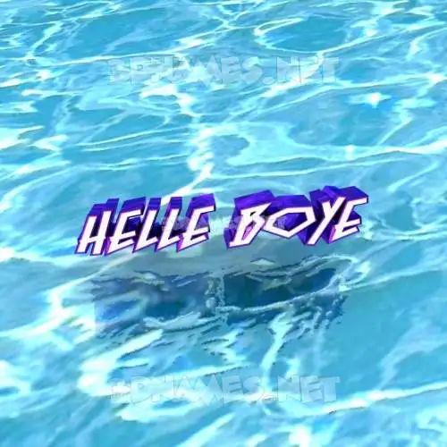helle boye in Water style - 3D name wallpaper helle boye in Water style - 3D name wallpaper