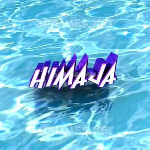himaja in Water style - 3D name wallpaper himaja in Water style - 3D name wallpaper