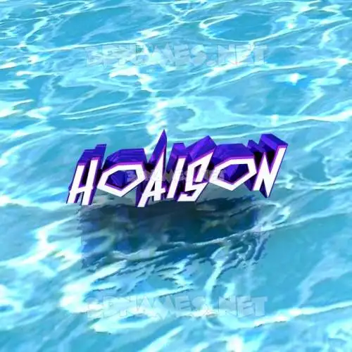 hoaison in Water style - 3D name wallpaper hoaison in Water style - 3D name wallpaper