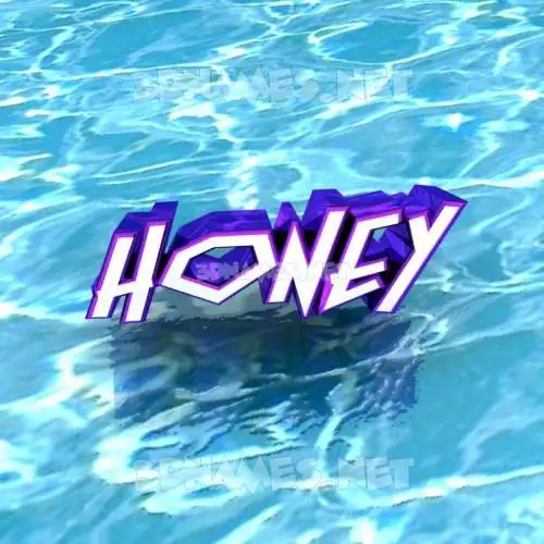honey in Water style - 3D name wallpaper honey in Water style - 3D name wallpaper