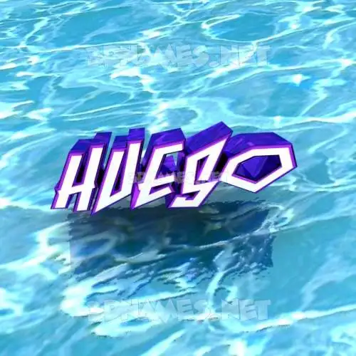 hueso in Water style - 3D name wallpaper hueso in Water style - 3D name wallpaper