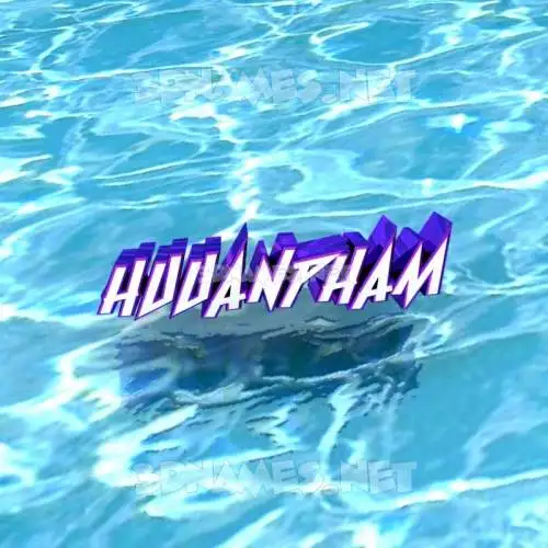 huuanpham in Water style - 3D name wallpaper huuanpham in Water style - 3D name wallpaper