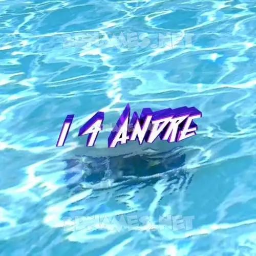 i 4 andre in Water style - 3D name wallpaper i 4 andre in Water style - 3D name wallpaper