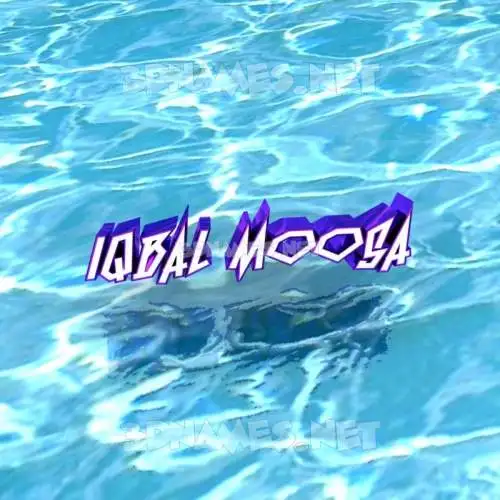 iqbal moosa in Water style - 3D name wallpaper iqbal moosa in Water style - 3D name wallpaper