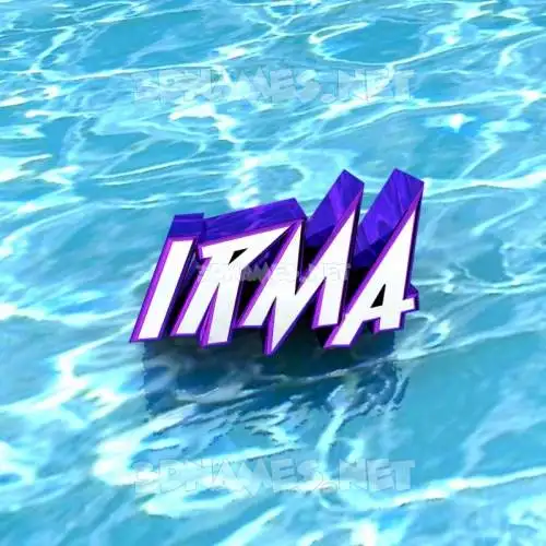 irma in Water style - 3D name wallpaper irma in Water style - 3D name wallpaper