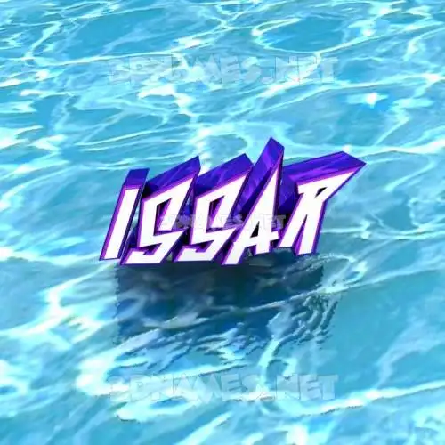 issar in Water style - 3D name wallpaper issar in Water style - 3D name wallpaper