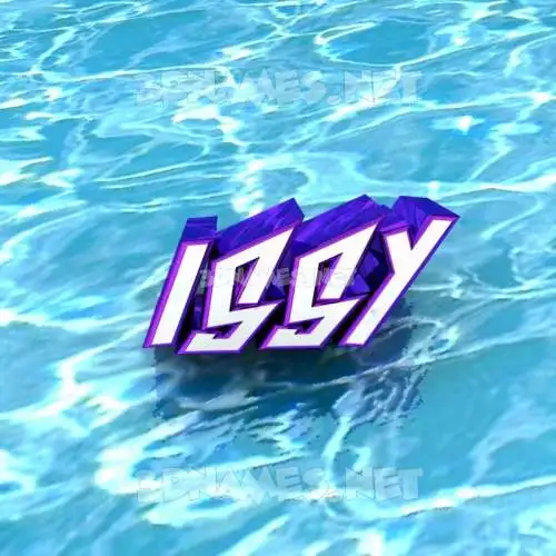 issy in Water style - 3D name wallpaper issy in Water style - 3D name wallpaper