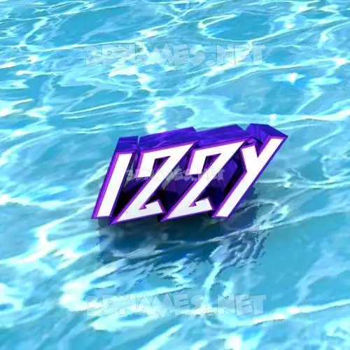 izzy in Water style - 3D name wallpaper izzy in Water style - 3D name wallpaper