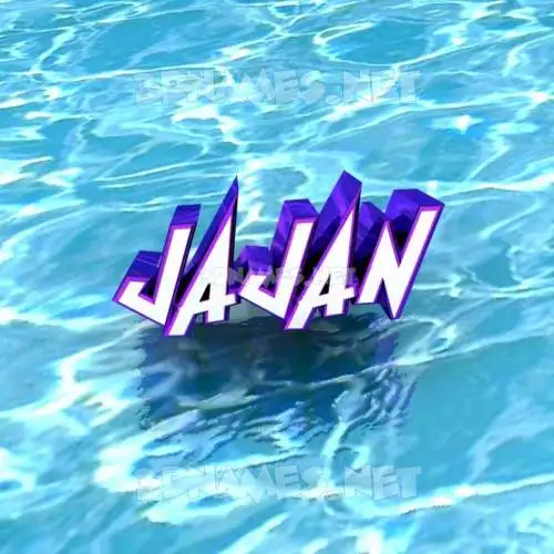 jajan in Water style - 3D name wallpaper jajan in Water style - 3D name wallpaper