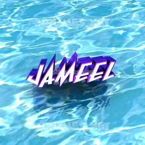 jameel in Water style - 3D name wallpaper jameel in Water style - 3D name wallpaper