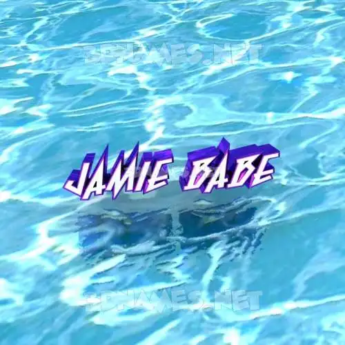 jamie babe in Water style - 3D name wallpaper jamie babe in Water style - 3D name wallpaper