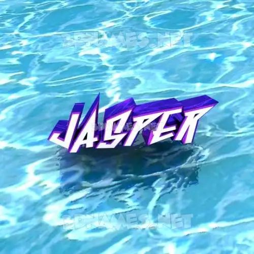 jasper in Water style - 3D name wallpaper jasper in Water style - 3D name wallpaper