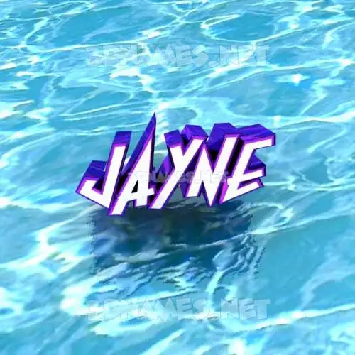 jayne in Water style - 3D name wallpaper jayne in Water style - 3D name wallpaper