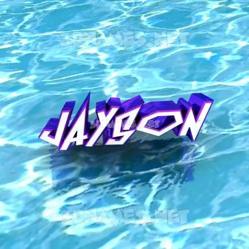 jayson in Water style - 3D name wallpaper jayson in Water style - 3D name wallpaper