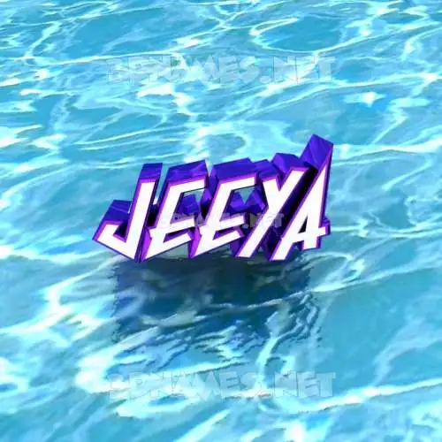 jeeya in Water style - 3D name wallpaper jeeya in Water style - 3D name wallpaper