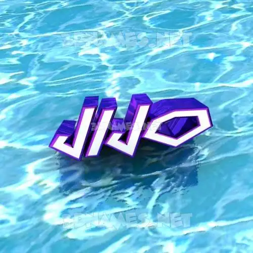 jijo in Water style - 3D name wallpaper jijo in Water style - 3D name wallpaper