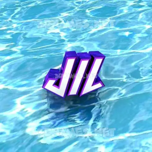 jil in Water style - 3D name wallpaper jil in Water style - 3D name wallpaper