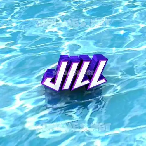 jill in Water style - 3D name wallpaper jill in Water style - 3D name wallpaper