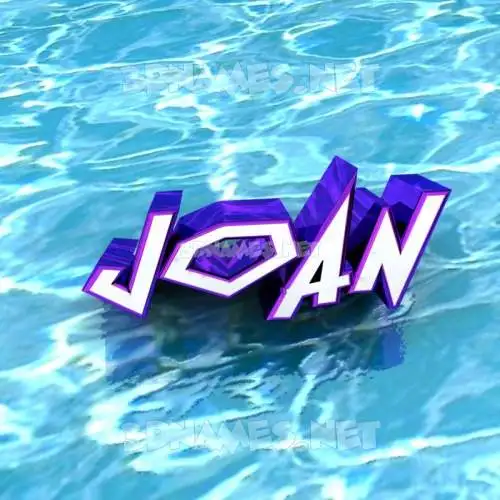 joan in Water style - 3D name wallpaper joan in Water style - 3D name wallpaper