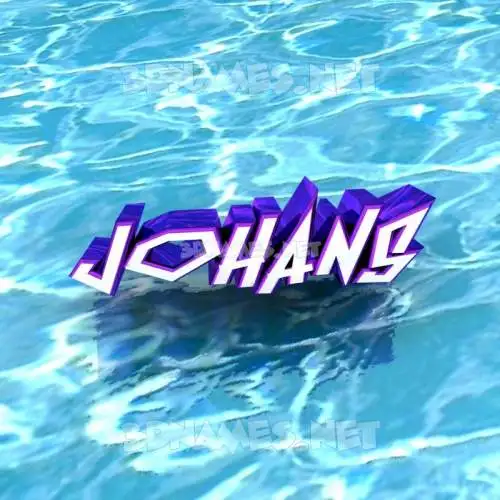 johans in Water style - 3D name wallpaper johans in Water style - 3D name wallpaper