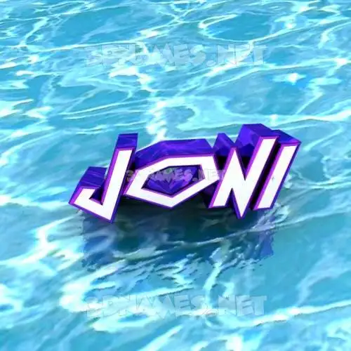 joni in Water style - 3D name wallpaper joni in Water style - 3D name wallpaper