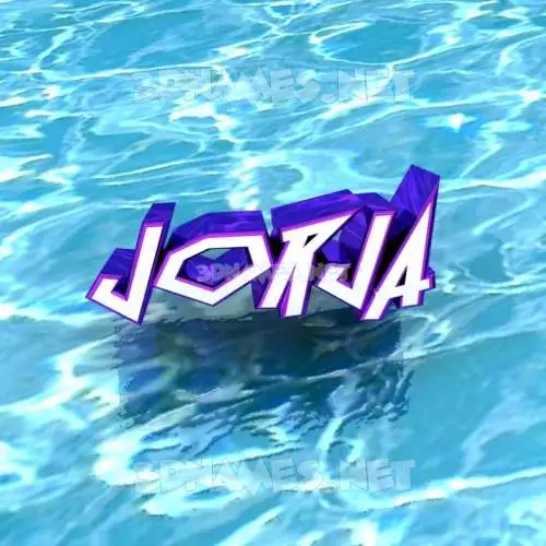 jorja in Water style - 3D name wallpaper jorja in Water style - 3D name wallpaper