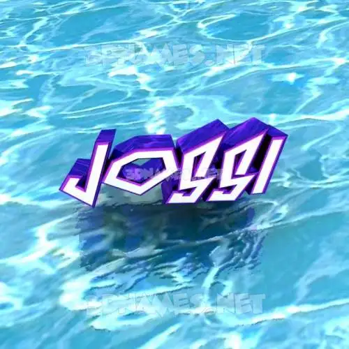 jossi in Water style - 3D name wallpaper jossi in Water style - 3D name wallpaper