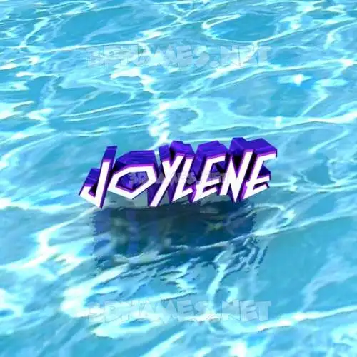 joylene in Water style - 3D name wallpaper