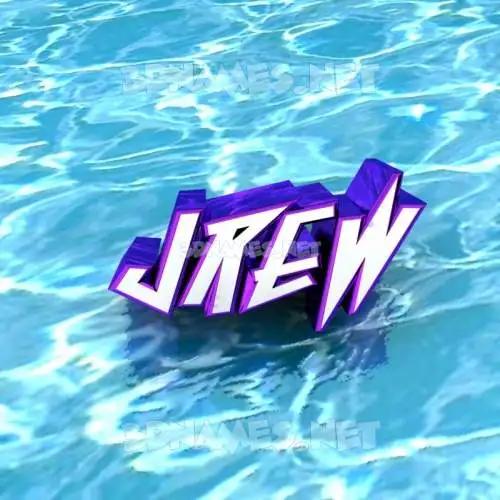 jrew in Water style - 3D name wallpaper jrew in Water style - 3D name wallpaper