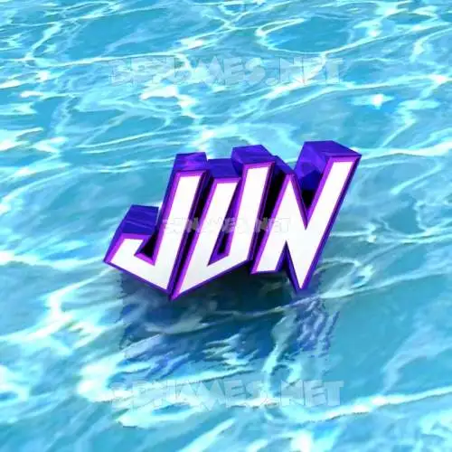jun in Water style - 3D name wallpaper jun in Water style - 3D name wallpaper