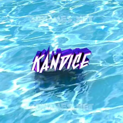 kandice in Water style - 3D name wallpaper kandice in Water style - 3D name wallpaper