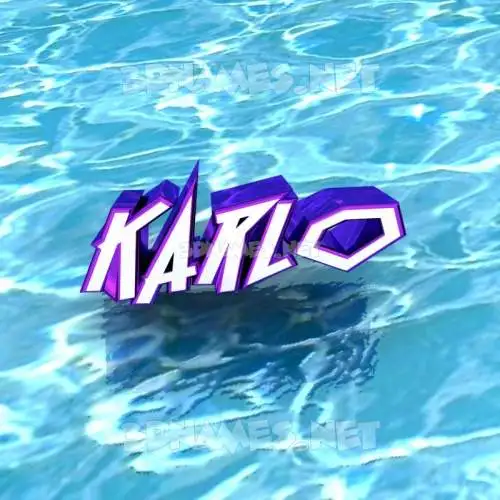 karlo in Water style - 3D name wallpaper karlo in Water style - 3D name wallpaper