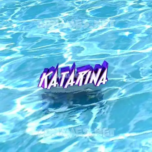 katarina in Water style - 3D name wallpaper katarina in Water style - 3D name wallpaper