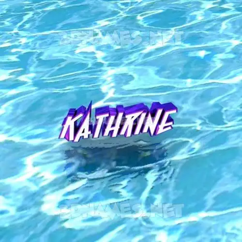 kathrine in Water style - 3D name wallpaper kathrine in Water style - 3D name wallpaper