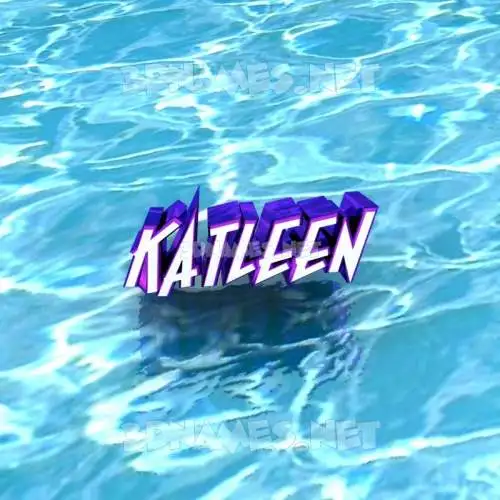 katleen in Water style - 3D name wallpaper katleen in Water style - 3D name wallpaper
