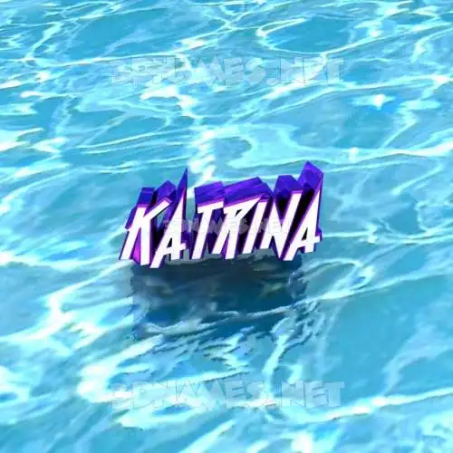 katrina in Water style - 3D name wallpaper katrina in Water style - 3D name wallpaper