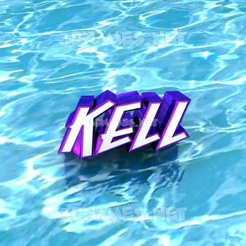 kell in Water style - 3D name wallpaper kell in Water style - 3D name wallpaper