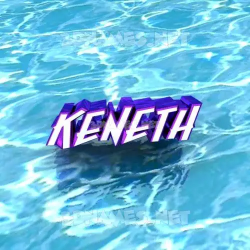 keneth in Water style - 3D name wallpaper keneth in Water style - 3D name wallpaper