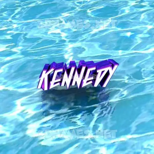 kennedy in Water style - 3D name wallpaper kennedy in Water style - 3D name wallpaper