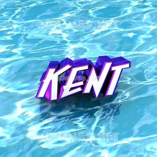 kent in Water style - 3D name wallpaper kent in Water style - 3D name wallpaper