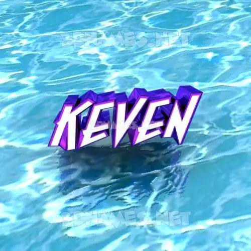 keven in Water style - 3D name wallpaper keven in Water style - 3D name wallpaper
