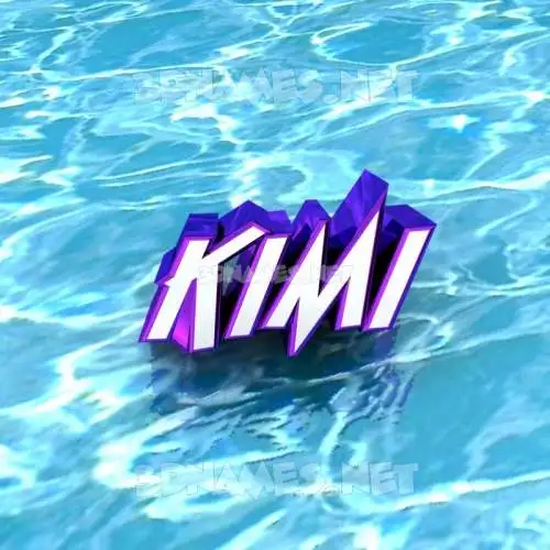 kimi in Water style - 3D name wallpaper kimi in Water style - 3D name wallpaper