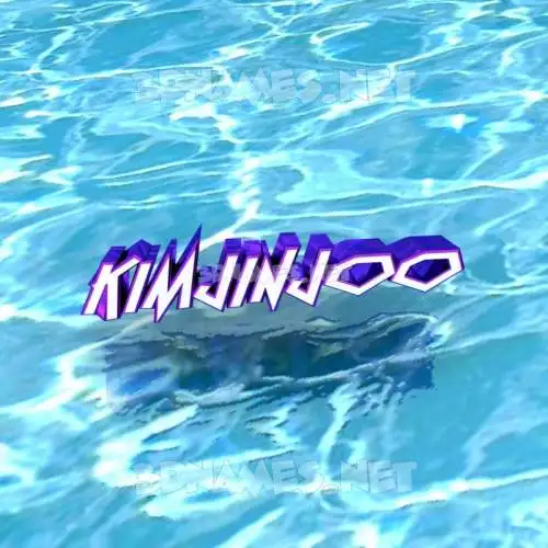 kimjinjoo in Water style - 3D name wallpaper kimjinjoo in Water style - 3D name wallpaper